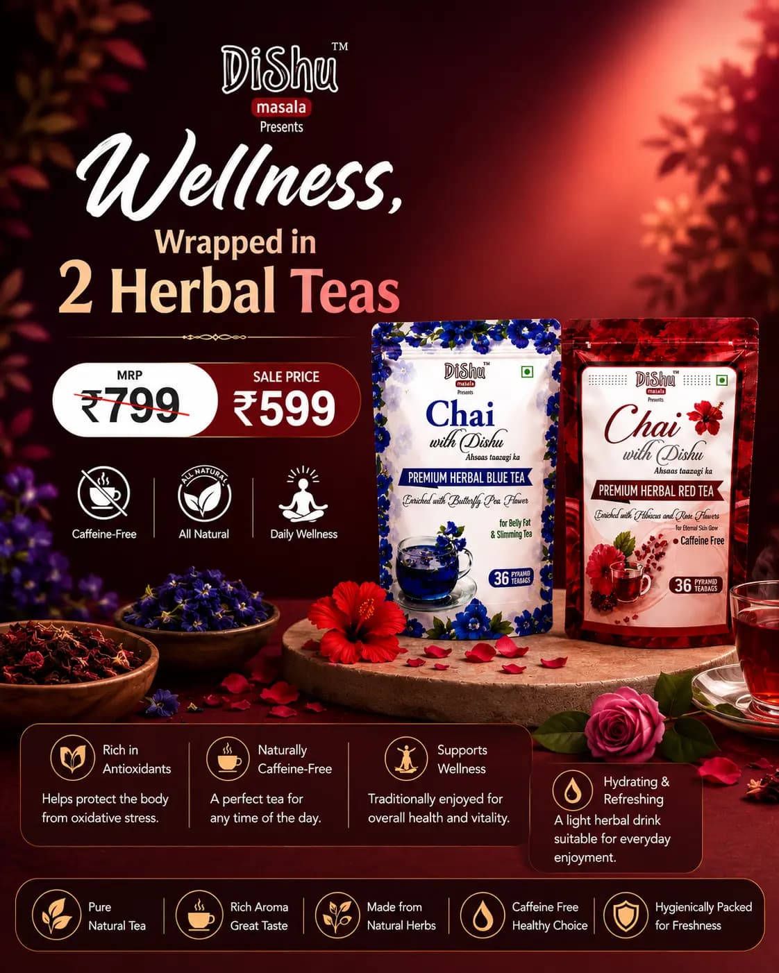 Dishu Masala Combo Packs — curated spice sets, better value